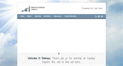 Desktop Screenshot of emmaus-lutheran-church.org